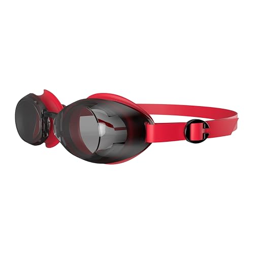 Speedo Unisex-Adult Jet 2.0 Swimming Goggles, Fed Red/Black/Smoke - Image 2