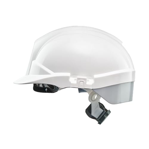 Casco Centurion Reflex ventilado con trinquete de rueda plateada blanca 3