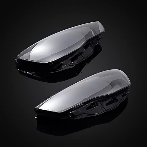 Astra Depot Capa transparente para lente de farol esquerdo direito compatível com Audi A3 AU2502191