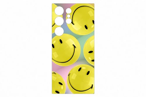 Samsung Flipsuit Case EF-MS928 für das Galaxy S24 Ultra, Smartphone-Cover, Handy-Hülle, Schutz Case, Einlegekarte Smiley, Yellow – Ansicht 4