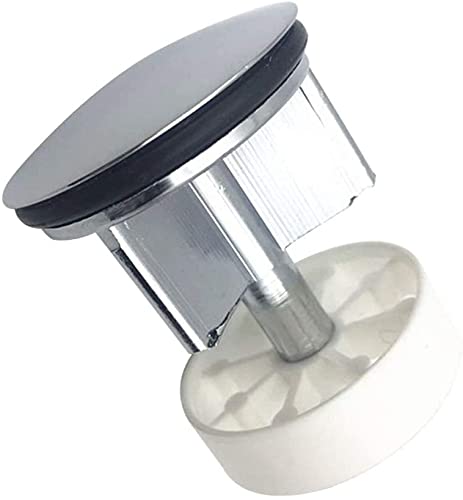 Puri Pro Basin Lift Drain Plug Sink Europe Style Kitchen Accessory Water Stopper Copper Plug for Hotel Bathtub Kitchen (38mm)