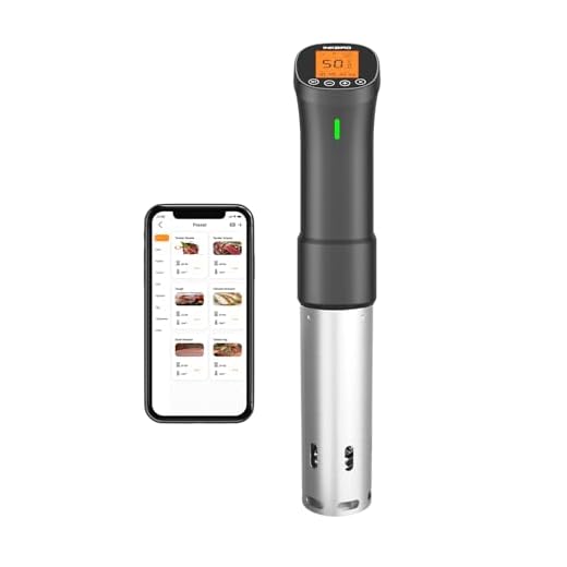 Sous Vide Cooker| Inkbird Wifi Sous Vide Mchine Precision Cooker, 1000W Immersion Circulator with Recipes,Timer | Ultra-Quiet : ISV-200W