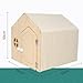 Baoblaze Wooden Cat House Easy Assembly Professional Sturdy, Premium, Practical Durability Pet Accessory Cage Habitats Cat Shelter