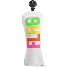 Golf Club Head Covers - 4 Options Driver, 3 Wood, Hybrid - White Golf Driver Fairway Hybrid Head Cover