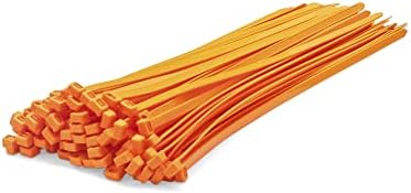 Cableties.co.uk Multi-Use White Cable Ties, 100mm x 2.5mm Premium Clear Nylon Zip Ties, 100pcs Pack, Indoor/Outdoor, Wire Management, Cable Tidy Under Desk, Home, Gardening, Office and DIY