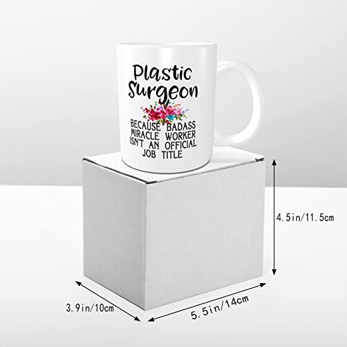 Taza de café cirujano plástico porque Badass Miracle Worker no es un título oficial divertido regalo para cirujanos… - Imagen 6
