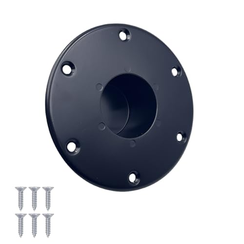 YJNAUPAI RV Trailer Pedestal Base Round Flush Mount Table Leg Base, Aluminum RV/Boat Pedestal Table...