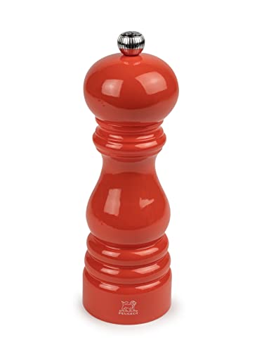PEUGEOT - Paris Pepper Mill 18 cm - Paris-Rama Collection - Classic Adjustment - PEFC Certified Wood - Made in France - Terracotta Colour