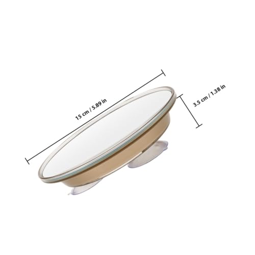 Espejo para Maquillaje con Ventosa y Aumento 30x Dorado miniatura 2