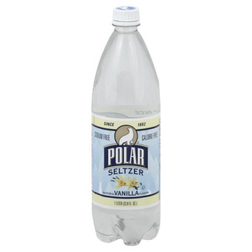Polar Seltzer, Vanilla, 33.8 Fl. Oz, Since 1882. Sodium Free. Calorie Free. Natural Flavor, ( Pack of 6)