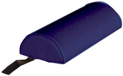 Skin-Touch® Luxurious PU Upholstery Premium Quality Massage Table Bolster Support Cushions - Carry Handle + Selection of Colours/Sizes-Wedge, Knee, Neck, Shoulder, Full/Half Round (Full Round, Navy)