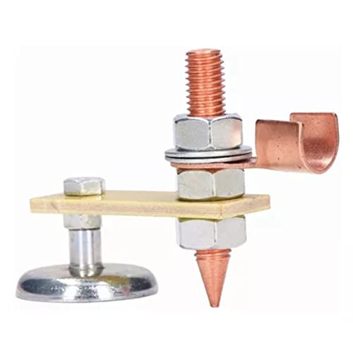 Cabezal De Soldadura Magnética Material Aislante Cabezal único Soporte De Soldadura Magnética Herramienta De Abrazadera De Tierra Conector De Observación Piezas De Repuesto Para Reparación De Abolladu