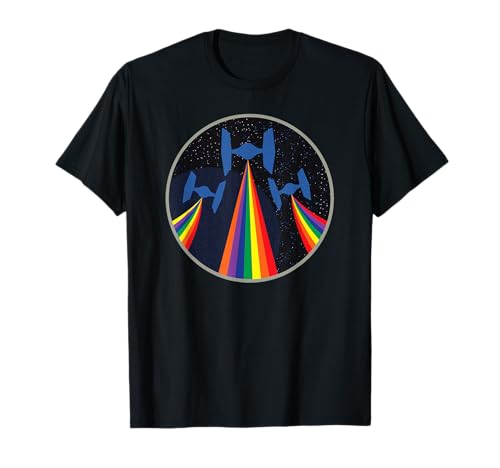 T-shirt Star Wars TIE Fighter imprimé galaxie multicolore et design original