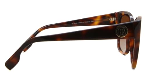 BURBERRY BE 4345 331613 Light Havana Plastic Square Sunglasses Brown Gradient Lens3