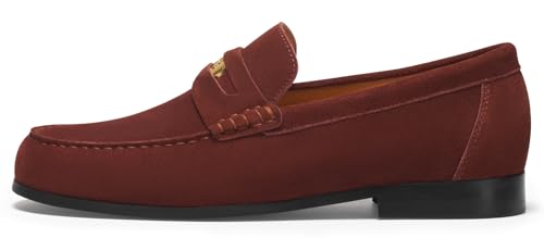 Image of Journey West Mens Genuine Leather Dress Shoes Slip on Penny Loafers for Men