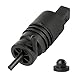 Waschwasserpumpe, Scheibenwaschanlage Motor, Waschwasserpumpe 12V für Scheibenreinigungsanlage und Scheinwerfer, Kompatibel mit E46, E39, E90, E81, E60, E83, Z4, X3, X5, Langlebig, Automobilzubehör