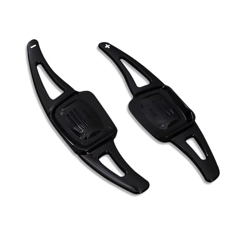 �p�h���V�t�^�[ ���� Compatible With Tiguan For Passat For Atlas For CC ABS �Ԃ̃X�e�A�����O�z�C�[���V�t�g�p�h���G�N�X�e���V����(Black)