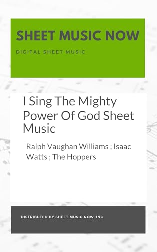 I Sing The Mighty Power Of God Sheet Music