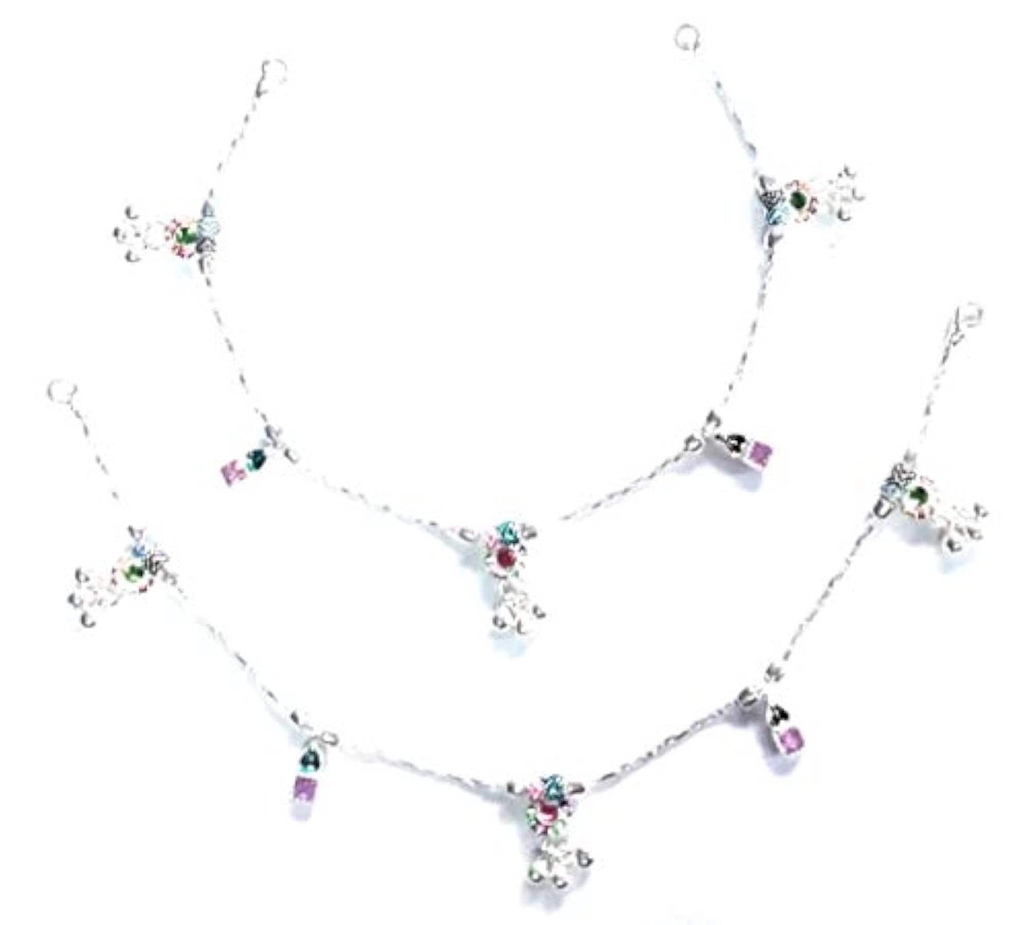 Stylish Silver Anklets for Women, Everyday Wear