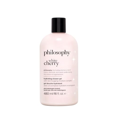 Image of Philosophy White Cherry Shower Gel | 480ml | bubble bath | body wash