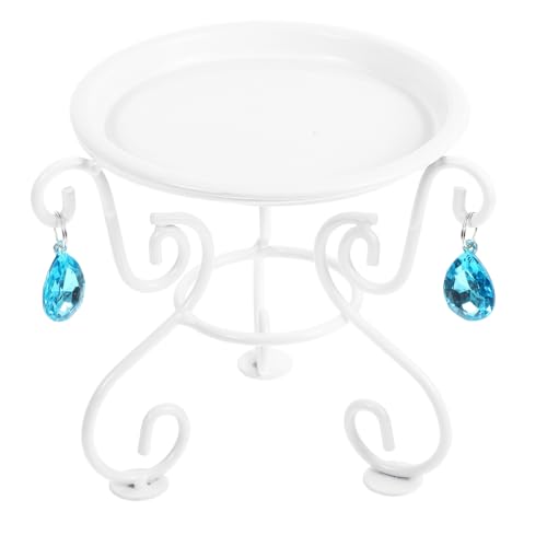 BESPORTBLE Porta Vasini a Pavimento in Metallo Supporto per Piante da Interno Design Decorativo Europeo per Arredamento Casa