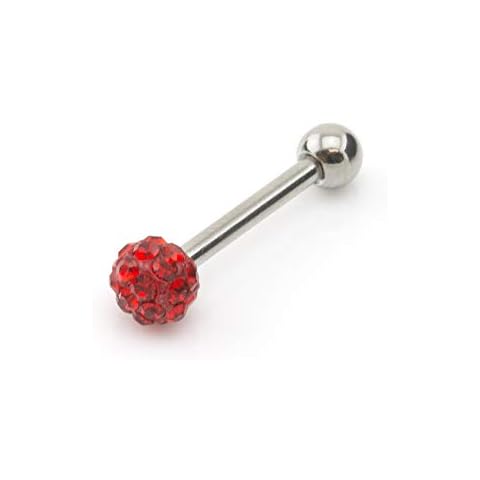 Vault 101 Limited SHAMBALLA Tongue Bar - RED - 16mm Cover