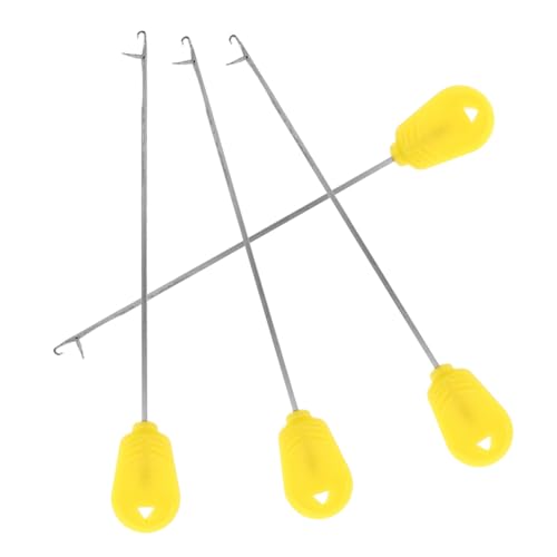 GOOHOCHY Essential Fishing Gear: 4pcs Carp Baiting Needles Baiting Rigs Tool Latching Needle Fish Tackle Abs Material Easy to Carry