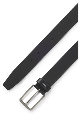BOSS Herren Calis-logo_sz35 G rtel, Black1, 80 EU – Ansicht 2