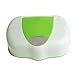 Boîte de rangement pour mouchoirs, lingettes humides, distributeur de lingettes pour bébé, organiseur de couches (vert)