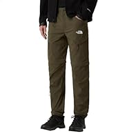 The North Face Men's Exploration Convertible Regular Tapered Pants - EU Covertable Pants, NEW Taupe Green, US 34