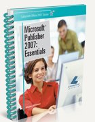 Spiral-bound MICROSOFT PUBLISHER 2007:ESSEN Book