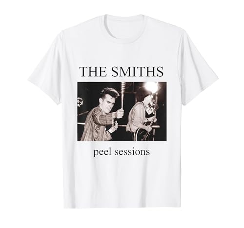 The Smiths Peel Sessions Album Sleeve Art by Stephen Wright T-Shirt, Men, White, 5X-Large