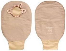 New Image Drainable 9"L 2pc System Colostomy Pouch 9 Inch Length, Mini 18202, 10 Ct