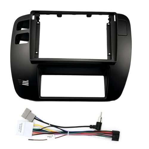 ���W�I�t�@�V�A�t���[�� 2 DIN �J�[���W�I�t���[���L�b�g�r�f�I�I�[�f�B�I�v���[���[�C���X�g�[���_�b�V���p�l���}�E���g�x�[���t�F�C�X�v���[�g �ɓK������ �p�g���[�� 1997-2001 2002 2003 2004 2005(Black LHD-cabl