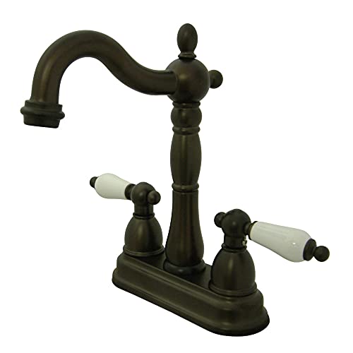 Kingston Brass Kb1495Pl Bar Faucet Without Pop-Up Rod, 4-3/4 Inch In Spout Reach, Oil Rubbed Bronze #TOP21