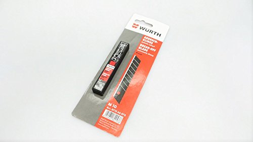 Preisvergleich Produktbild 2 x 10 St. Würth Abbrechklinge extrem scharf 9mm (4050641822536) Ersatzklinge