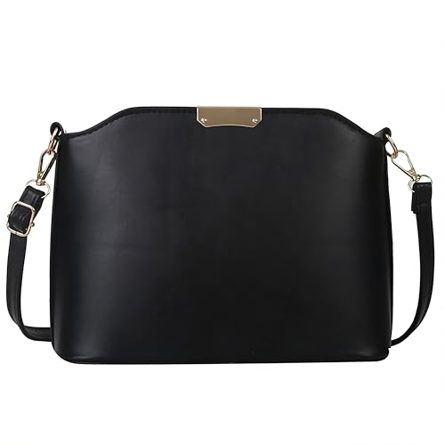 Women's Classic PU Leather Shoulder Bag – Large Capacity Crossbody Purse for Daily Use, Office, Travel – Elegant Style