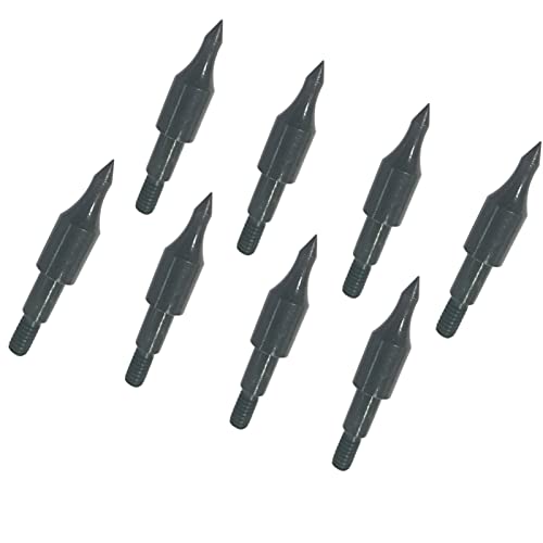 12Pcs High Precision 100 Grain Field Tips 5/16, 100 Gr Crossbow Arrow Tips For Archery Target Practice, Screw-In Bullet Field Points For Archery Arrow Target #TOP3