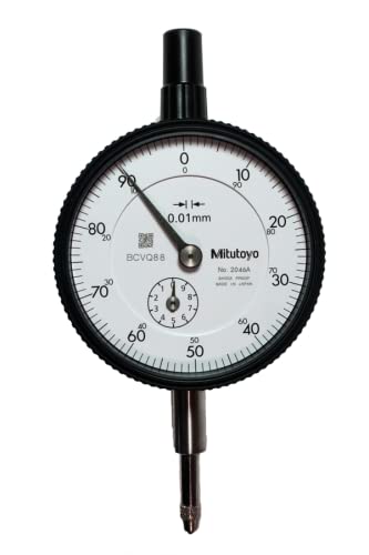 Dial Gauge, end Cover with Eyelet, ISO Version, 10 mm, 0.01 mm