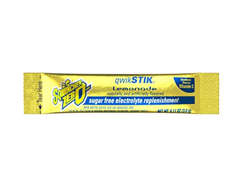 Image of Sqwincher Zero Sugar Hydration Bundle with Lemonade Drink Mix (50 Pack) and Assorted Flavor Freezer Pops (50 Count)