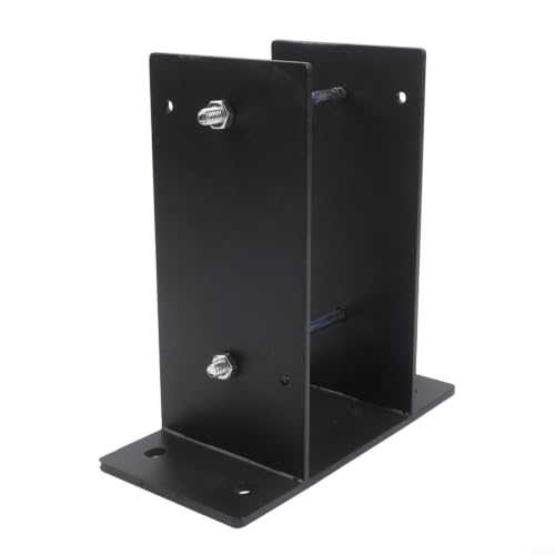 Soporte robusto para postes de valla 4x4 en acero estructural 5