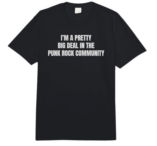 Pretty Big Deal in The Punk Rock Community Comfort...