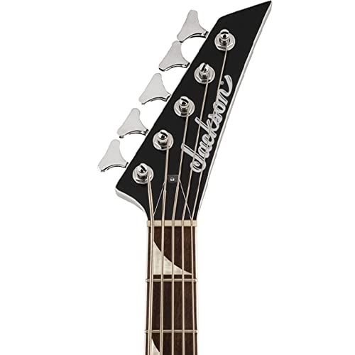Jackson X Series Concert Bass CBXNT DX V LRL Snow White Bajo Eléctrico - Les Beatles, Paul McCartney, John Lennon, RIngo Starr, George Harrison Jackson X Series Concert Bass CBXNT DX V LRL Snow White Bajo Eléctrico – Image 5