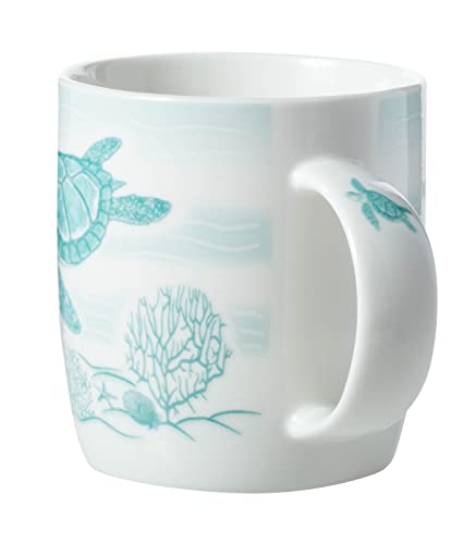 Mug Cape Shore New Bone China 14 oz color Turtle miniatura 2