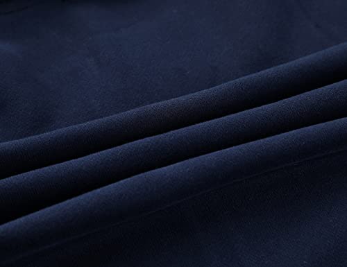 DILBYKE Moletom com capuz para meninos e meninas de lã lisa clássico com zíper completo algodão de p