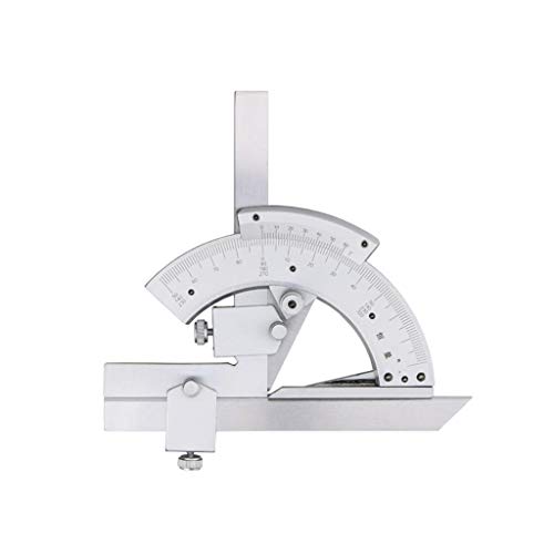 Rapporteur d'angle universel en acier inoxydable robuste 320 degrés pour traçage du bois
