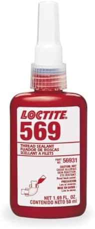 Loctite 56931 569 Thread Sealant, 50 mL, Brown