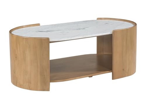 Vente unique   Mesa de Centro Islara   L 110cm x A 60cm x H 38cm   Mango   Color Natural Claro