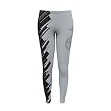 Ultra Soft High Waist USMC Leggings - Officially Licensed - 4 Way Stretch Fabric Marines Workout Yoga Pants for Marine Mom, Wife, Girlfriend or Sister - Made in The USA (X-Large) Gray/Black
