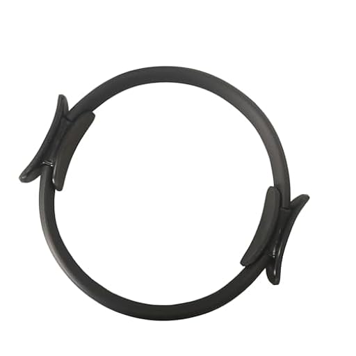 AMSLSIU Anillo de Pilates para Ejercicio de Cuerpo Completo, Círculo Mágico Fitness Ajuste Universal, Ligero y portátil, Premium, para Entrenamiento físico, Negro | Ya disponible en tu tienda friki favorita! En mundofriki.es!